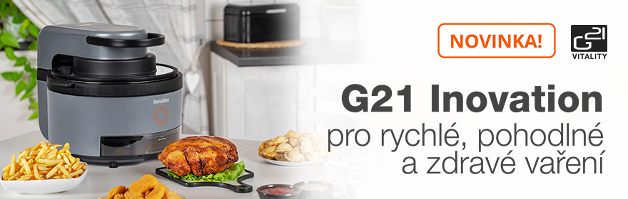 Novinka G21 – horkovzdušná fritéza G21 Inovation pro rychlé, pohodlné a zdravé vaření 