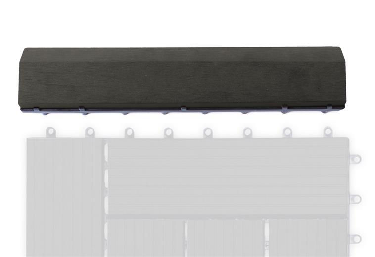Přechodová lišta G21 Eben pro WPC dlaždice, 30 x 7,5 cm rovná