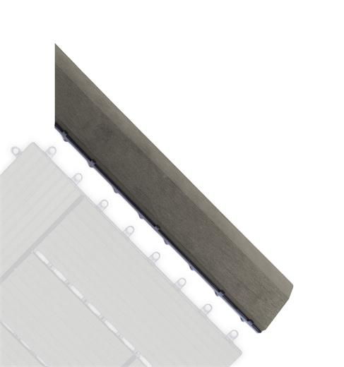 Přechodová lišta G21 Incana pro WPC dlaždice, 38,5 x 7,5 cm rohová (pravá)