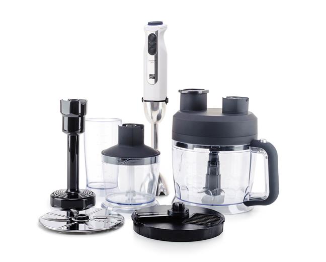 Set G21 mixér VitalStick Pro 1000 W s Food Processorem, White