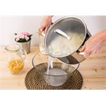 Hrnec G21 Gourmet Miracle s cedníkem 28 cm s poklicí nerez/greblon - poškozený obal