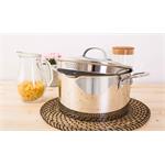 Hrnec G21 Gourmet Miracle s cedníkem 28 cm s poklicí nerez/greblon - poškozený obal