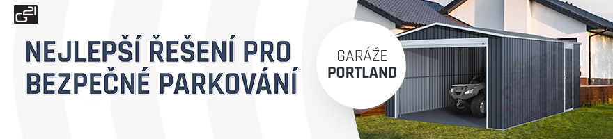 Nové plechové garáže G21 