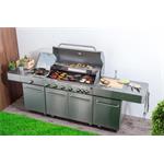 Plynový gril G21 Nevada BBQ kuchyně Premium Line, 8 hořáků + zdarma redukční ventil